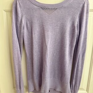 Lululemon Lavender Knit Sweater